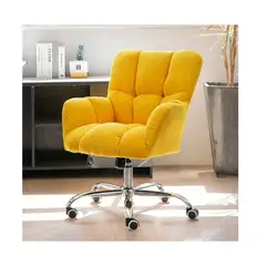 MOBILIARI - DM SILLA GIRATORIA QATAR  DE ESCRITORIO AMARILLO
