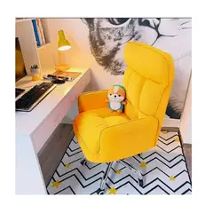MOBILIARI - DM SILLA GIRATORIA QARAZ  DE ESCRITORIO AMARILLO