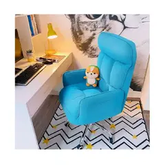 MOBILIARI - DM SILLA GIRATORIA QARAZ DE ESCRITORIO AZUL