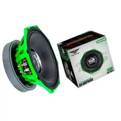 BLACK HAWK - Medio Mid Bass de Competencia Octagonal 8 Pulgadas 700W