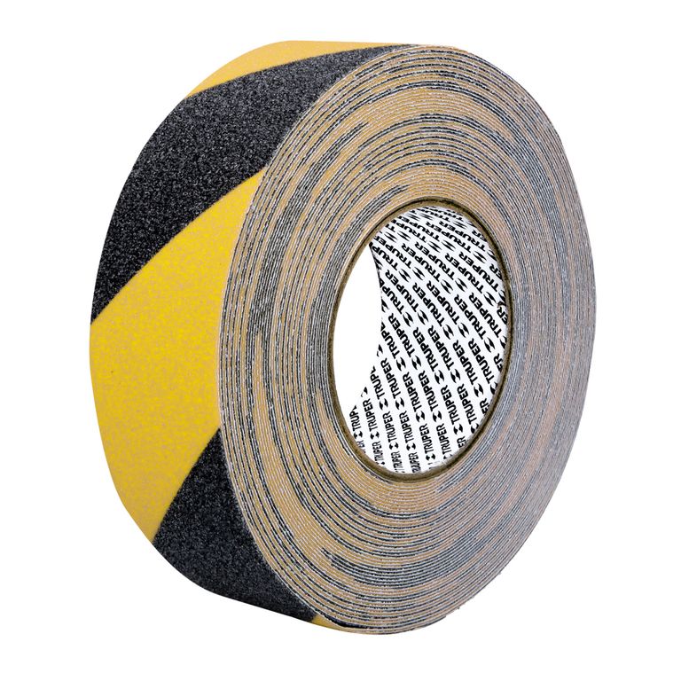 Cinta 18 Metros Antiderrapante Antideslizante ama/negra 50mm
