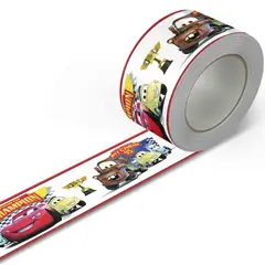 GENERICO - Cenefa Infantil Autoadhesiva Decorativa – Cars Copa Champion – 5.92 mts