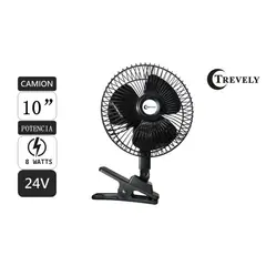 TREVELY - Ventilador para camión 10" TREVELY CT-1024 - 24 Voltios