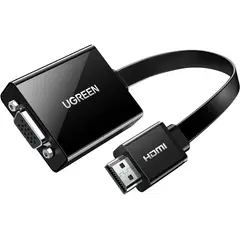UGREEN - Adaptador Convertidor HDMI A VGA 60HZ AUDIO 3.5MM MM103 / 40248