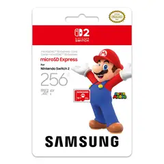 SAMSUNG - MEMORIA MICRO SD EXPRESS 256GB NINTENDO SWITCH 2