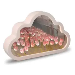 ELMEJORPRECIO - Lampara Led Diseño Tulipanes Infinitos Rosado