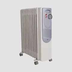 SOLE - Estufa de Aceite Eléctrica 11 celdas 2500 watts Blanco SOLE2500