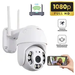 SEISA - Camara de Seguridad Exterior IP Full HD Visión Nocturna WiFi