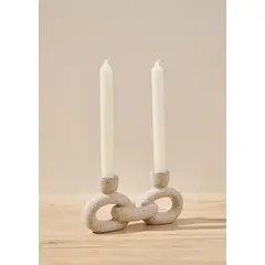 MAP DESIGN HOME - Candelabro Nordico Doble 20x06x10 cm