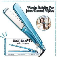 Babyliss Pro - Plancha Alisadora Babyliss Pro Nano Titanium 38mm 1 ½ - 450°F