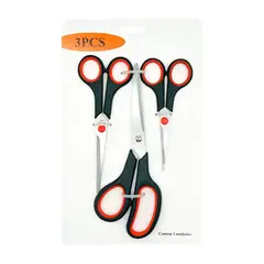 GENERICO - TIJERAS ACERO INOXIDABLE SET X 3UNID