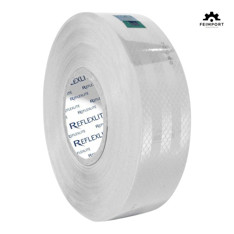 Cinta reflectiva 2 x 45m blanco/plata Grado Diamante