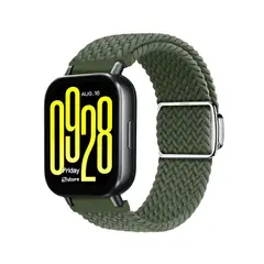 GENERICO - Correa de Nylon Para Redmi Watch 5 Active con Broche Magnético verde militar