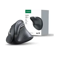 UGREEN - Mouse Bluetooth 5.0 Vertical Ergonómico inalámbrico 2.4G