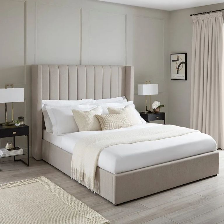 CAMA BOX TARIMA VASCO QUEEN BEIGE