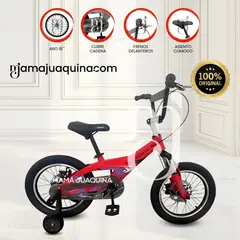 BABY - Bicicleta Deportiva para Niños Aro 16 «BIKE LUMY» Red