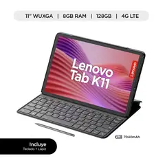 LENOVO - Tablet Lenovo Tab K11 11 128GB 8GB RAM Luna Grey