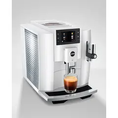 JURA - Cafetera Automatica modelo E8 blanca 15 bares