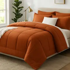 GENERICO - EDREDON 1 PLAZA COOZY SET CUADROS PERU PIMA + FUNDAS DE ALMOHADA