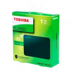 TOSHIBA - Disco Duro Externo 1TB Canvio Basics USB 3.0 Negro