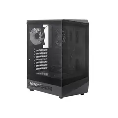 TEROS - Case gamer TE-1321G Mid Tower USB 3.0 2.0 audio fan ARGB negro