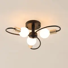 HOME NEAT - Lámpara de Techo Vintage E27 Lámparas de araña 3 Luces