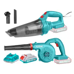 Total Tools - Como Sopladora + Aspiradora incluye batería y cargador Total