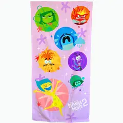 DISNEY - Toalla de Playa Infantil INTENSAMENTE 2 140x70cm