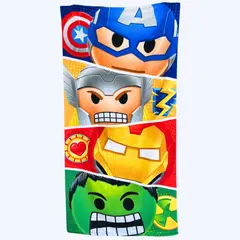 DISNEY - Toalla de Playa Infantil MARVEL AVENGERS 140x70cm