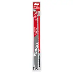 Milwaukee - Hojas de sierra sable 12" pulgadas carburo SAWZALL® 8 TPI 48-00-5303