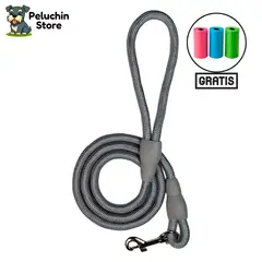 HAMACAS LIZARASO - Soga Perros Talla M, 120 cm Color Gris - Peluchin Store