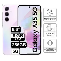 SAMSUNG - Celular Galaxy A35 5G 256GB 8GB - VIOLETA