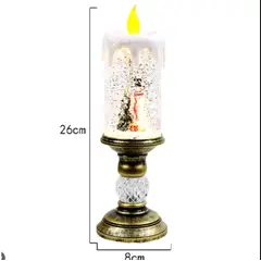 GENERICO - Vela led navidad usb santa papa noel muñeco nieve