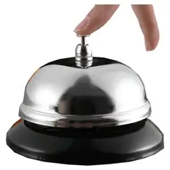 GENERICO - Campana Timbre Mediano para Recepción Hotelero u Restaurant n°8