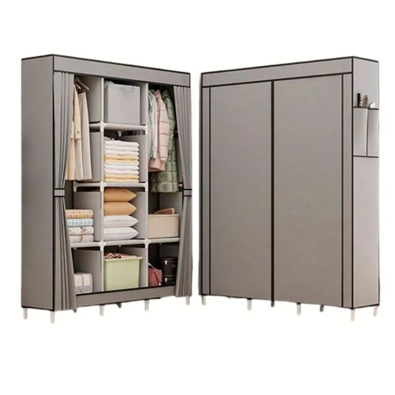 Ropero Organizador De Ropa Armable Grande 3 Cuerpos