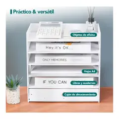 GENERICO - ORGANIZADOR DE ESCRITORIO 6 NIVELES
