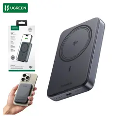 UGREEN - Power Bank 10,000mAh Inalambrico 20W Qi2 15W Certificado