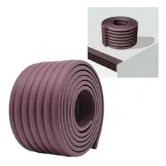 GENERICO - Protector de Filos Rollo 2 Metros Pack x 2 Caoba