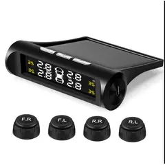 GENERICO - SENSOR Llantas Carga Solar Pantalla Lcd Digital