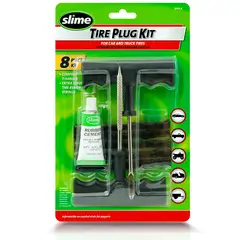 SLIME - Kit de tapones para neumáticos 8 piezas