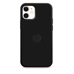 CASE - SILICONA PARA IPHONE 12 - NEGRO