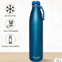 THERMOS - Tomatodo Térmico de Acero Inoxidable Moray 1Lt Celeste