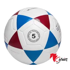 NO LOGO - PELOTA DE FUTBOL DE PVC VULCANIZADO TRICOLOR NUMERO 5