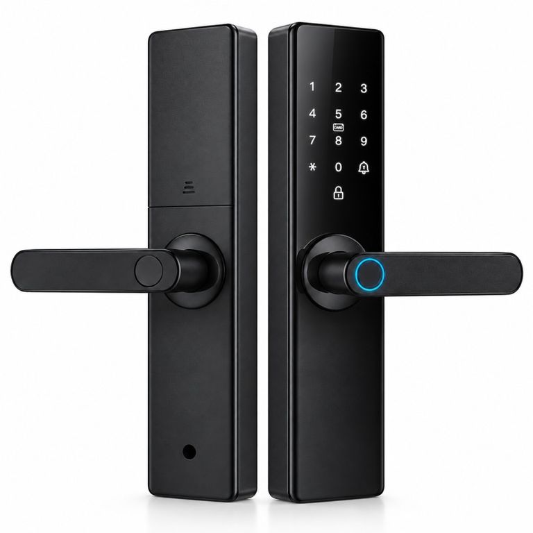 Cerradura Inteligente WiFi PST-Z17 HuellaTarjetaAppTeclado y Llave