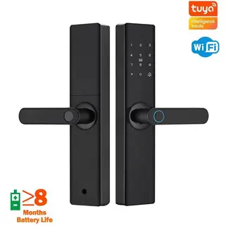 TUYA - Cerradura Inteligente WiFi PST-Z17 HuellaTarjetaAppTeclado y Llave