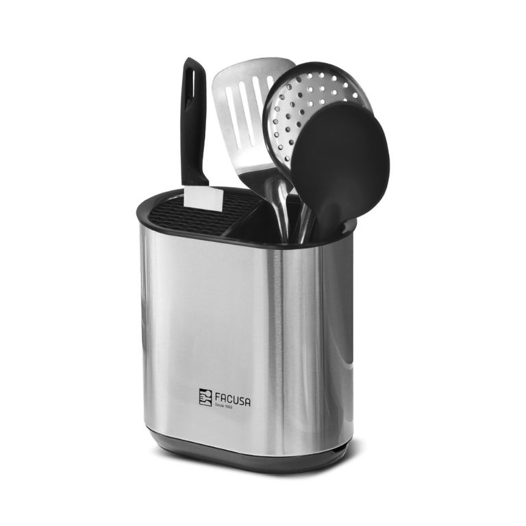 Porta Utensilios de Cocina Facusa Acero Inoxidable