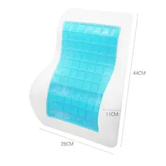 GENERICO - Cojín Respaldar Lumbar Viscoelastica Con Gel