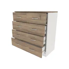 MUEBLES MACRUMO - Cómoda 90cm - 5 Cajones Vienes con cajón con seguro