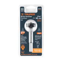TRUPER - BFM-30 Broca forstner 30 mm para madera - 102371