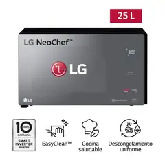 LG - Horno Microondas LG MS2596DIR EasyClean 25L Negro